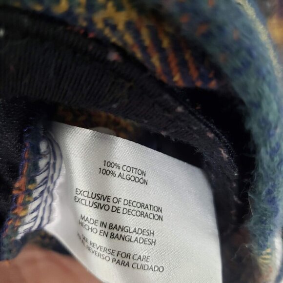 Orvis Big Bear Plaid Shirt Heavyweight Double Brushed Flannel Mens Size Large - Picture 6 of 11